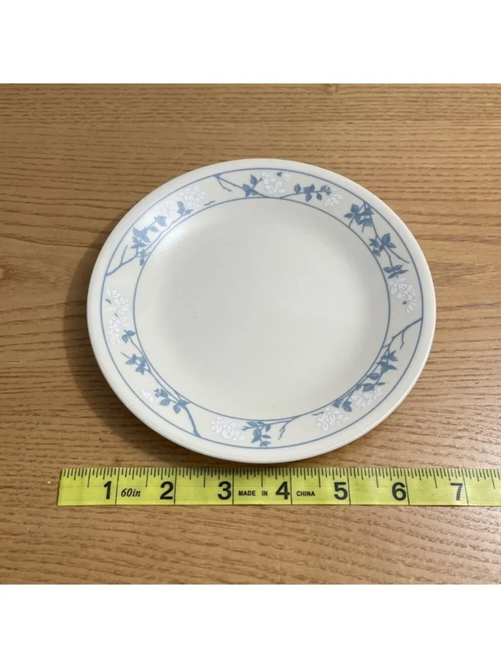 Vtg Corelle Corning First Of Spring Bread and Butter Dessert Plates Set Of 4 USA